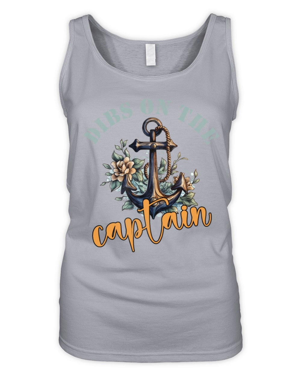 Dibs on the captain vintage Organic Women's Tank Top