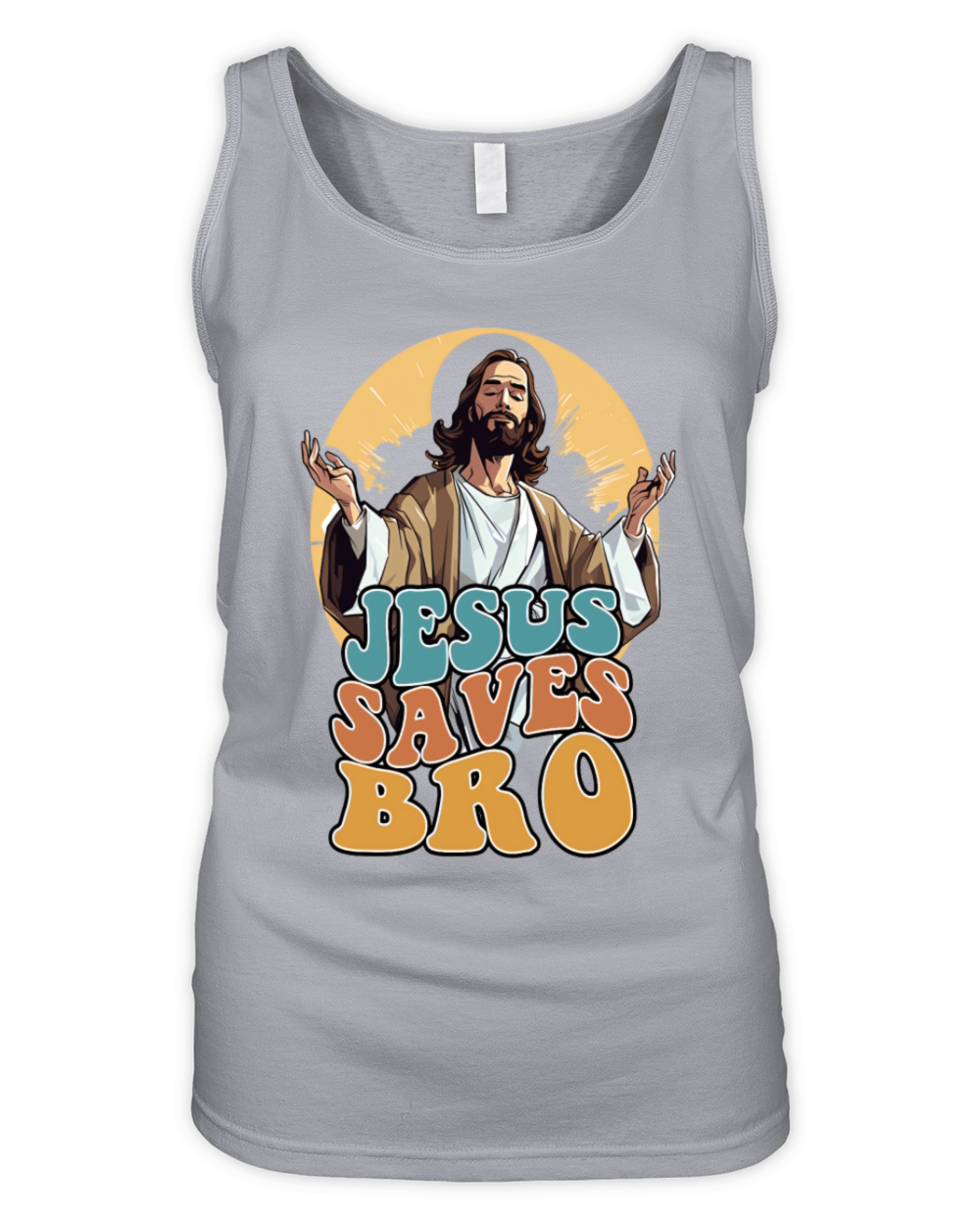 jesus saves bro Organic Women's Tank Top
