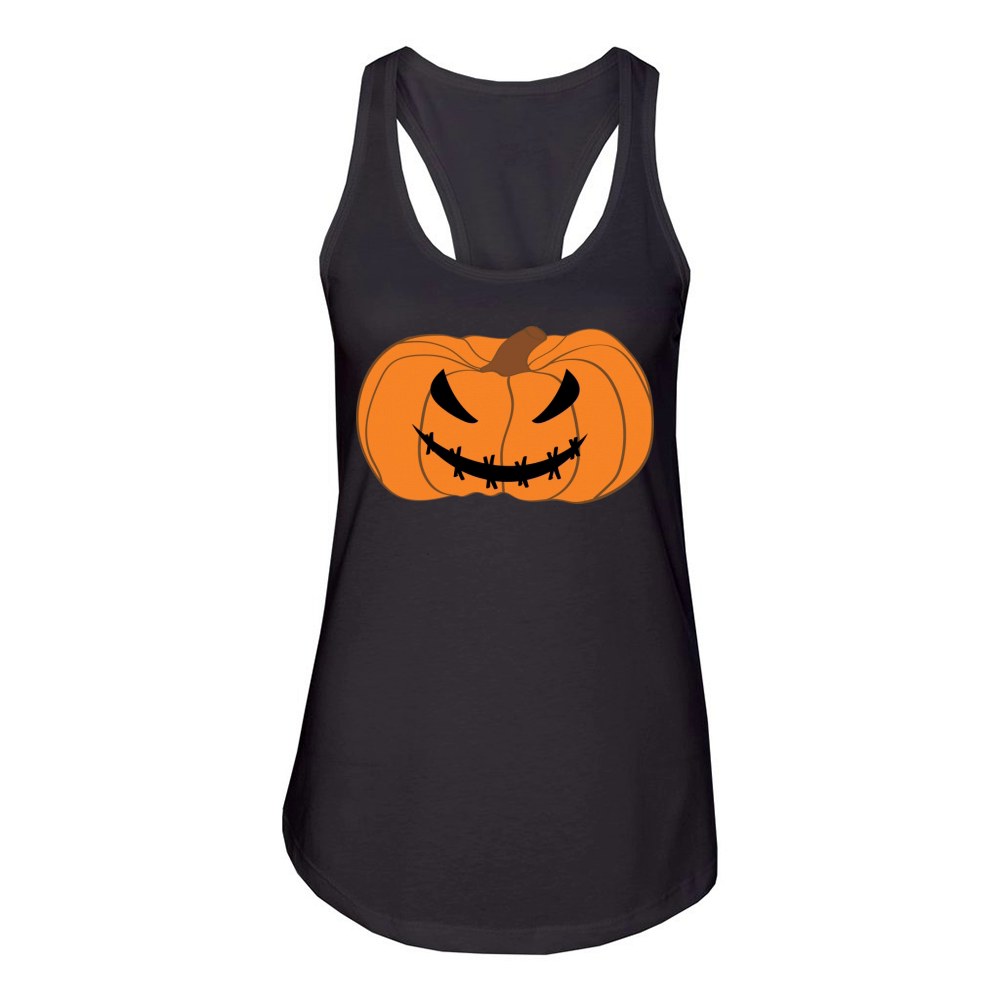 Halloween pumpkins (33) Women's Racerback Tank