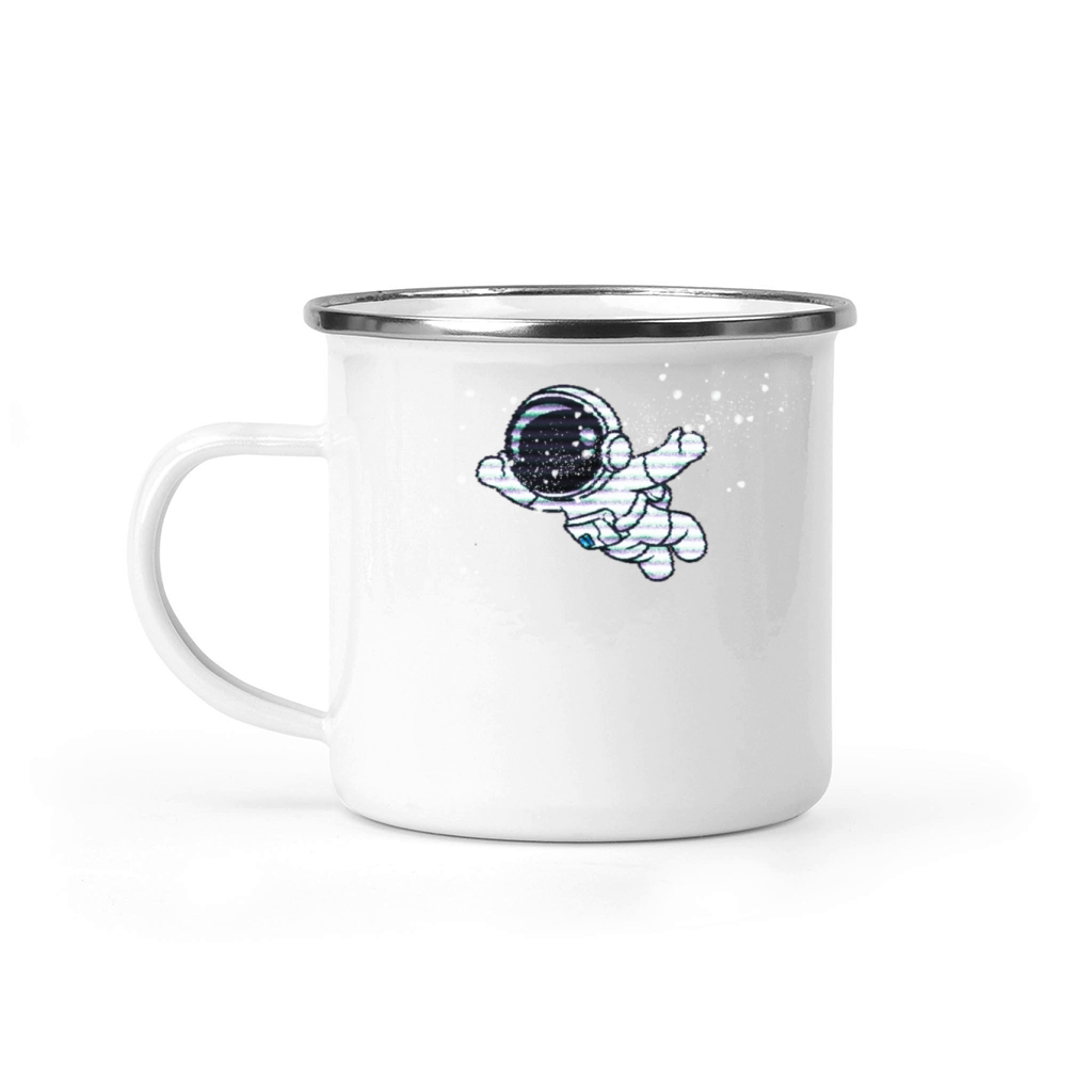 Vintage Spaceman gift for space fans Camping Mug