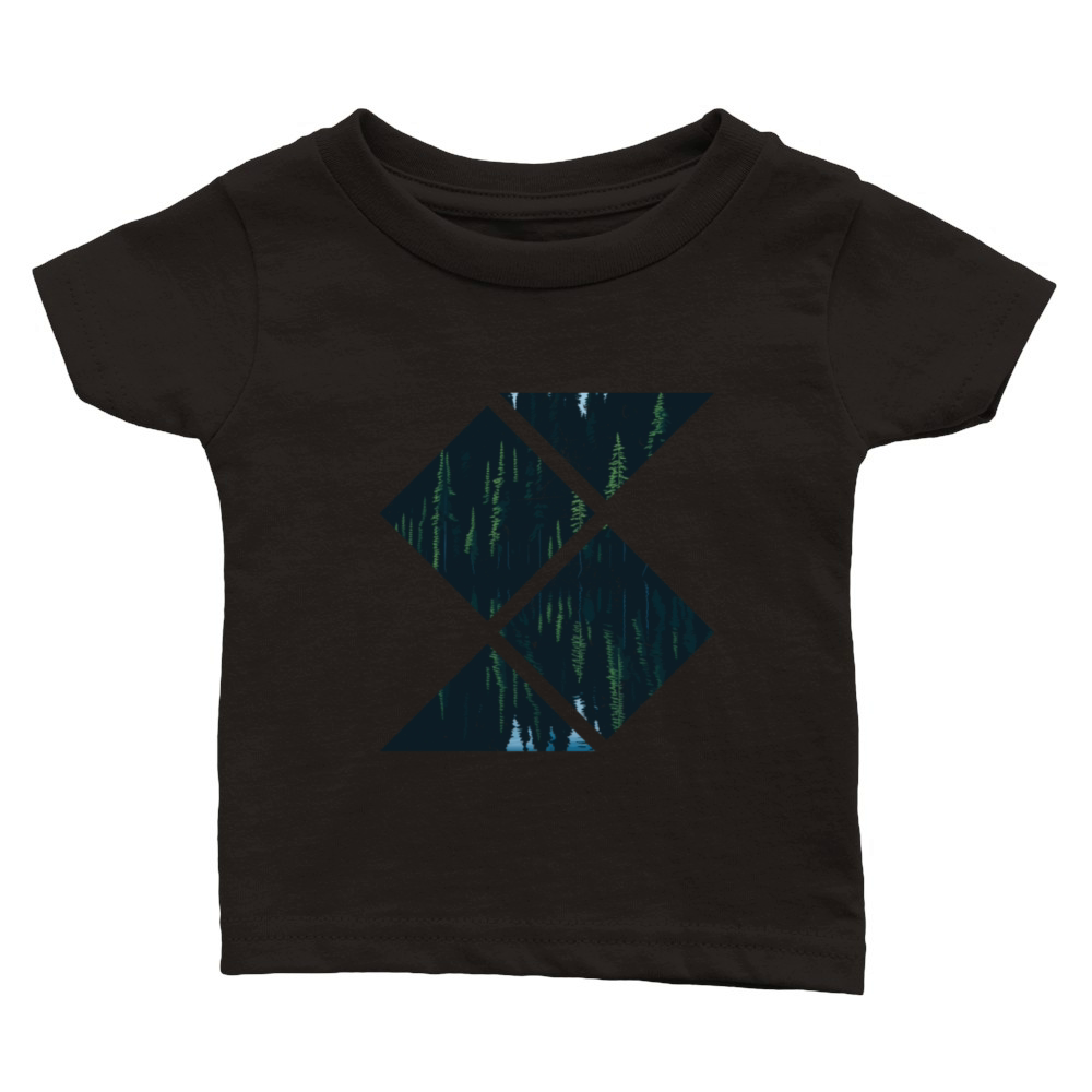 In The Forest Forest Nature Geometric Classic Baby Crewneck T-shirt