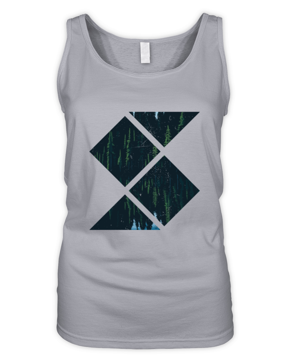 In The Forest Forest Nature Geometric Organic Women's Tank Top