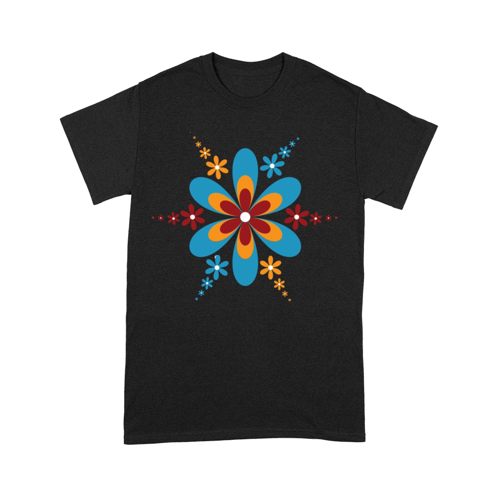 retrochic vintage color hippie flower Premium T-shirt