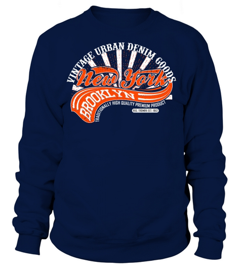 Vintage Urban Denim Good New York Sweatshirt Unisex