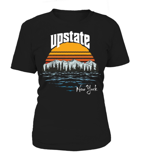 Vintage Upstate New York Mountains Women's T-Shirt