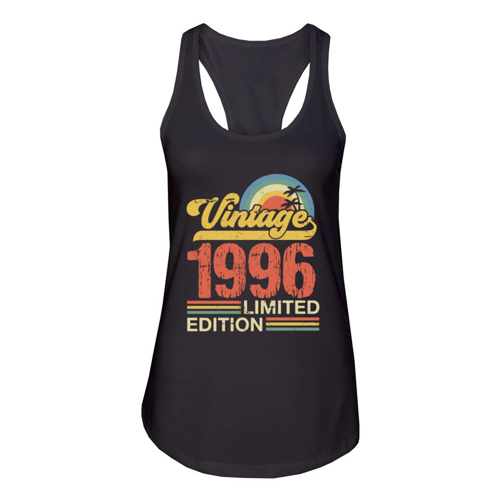 Retro Vintage 1996 Limited Edition Women's Racerback Tank