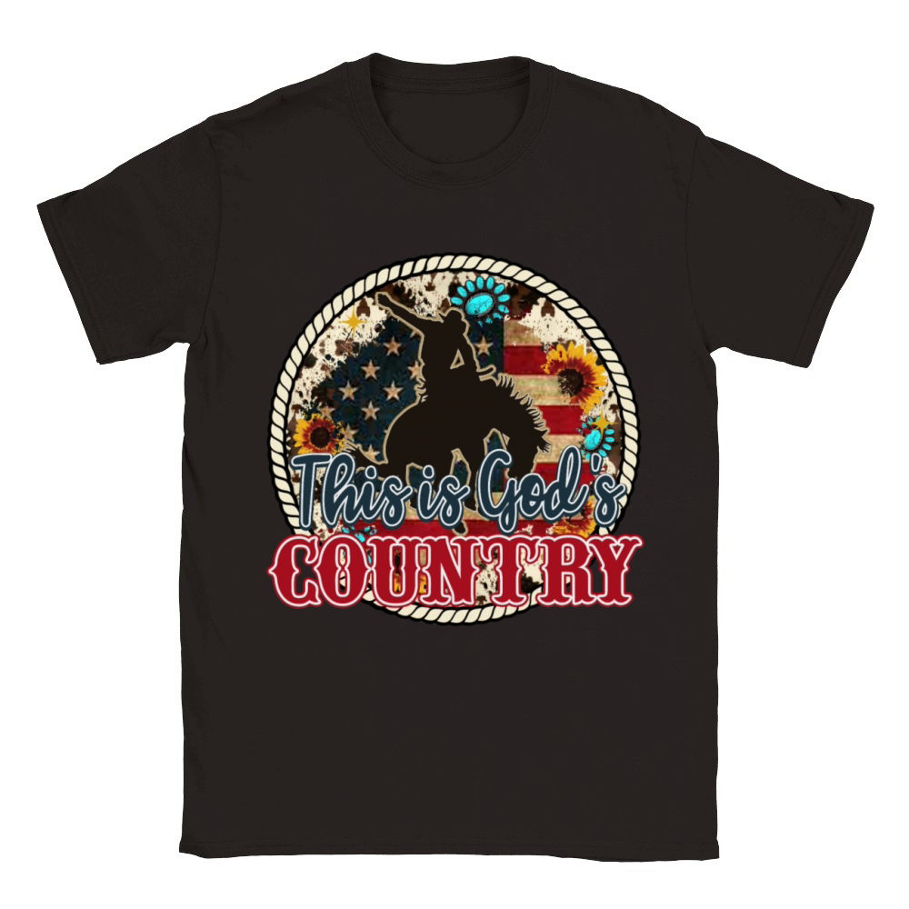 god s country Classic Kids Crewneck T-shirt