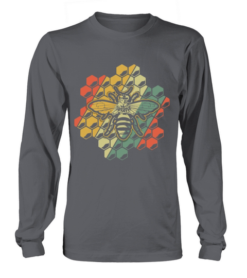 Beehive Apiculture Honey Beekeeper Vintage Bee Long sleeved Unisex