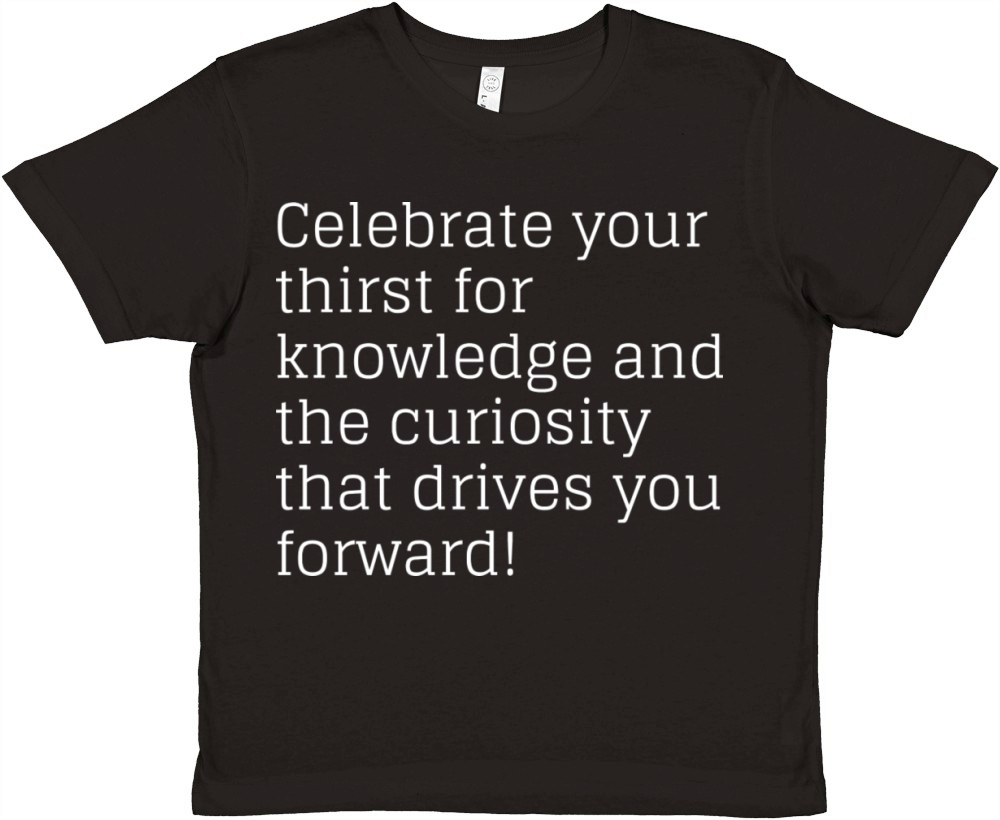 Celebrate your thirst for knowledge and the curios Premium Kids Crewneck T-shirt