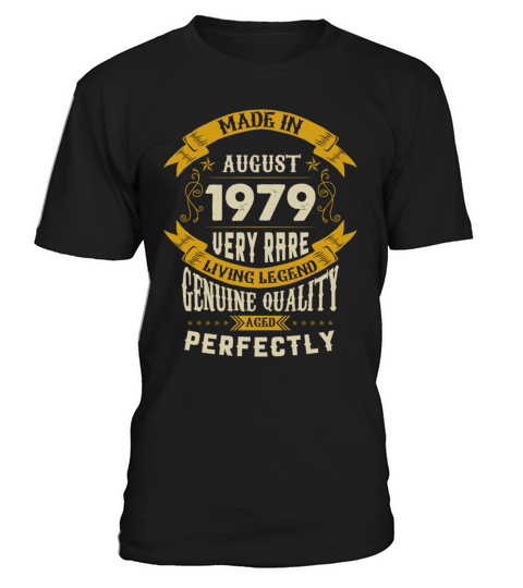 August 1979 Vintage Birthday Present T-Shirt Unisex
