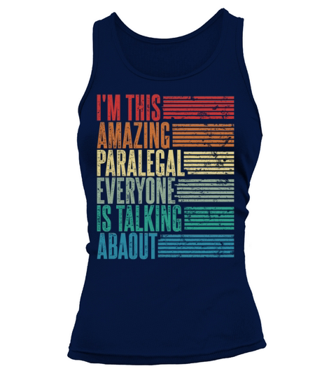 Vintage Paralegal Profession Gift Retro Tank top Woman