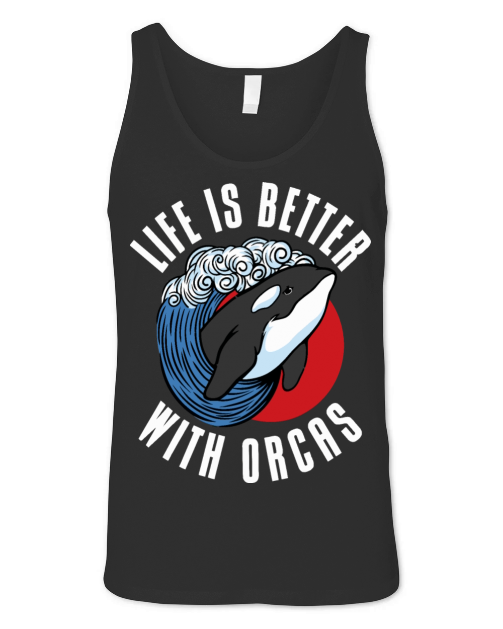 Life Is Better With Orcas Unisex Jersey Tank