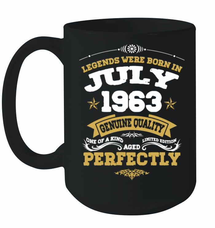 Vintage Aged To Perfection July 1963 Ceramic Mug