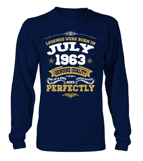 Vintage Aged To Perfection July 1963 Long sleeved Unisex