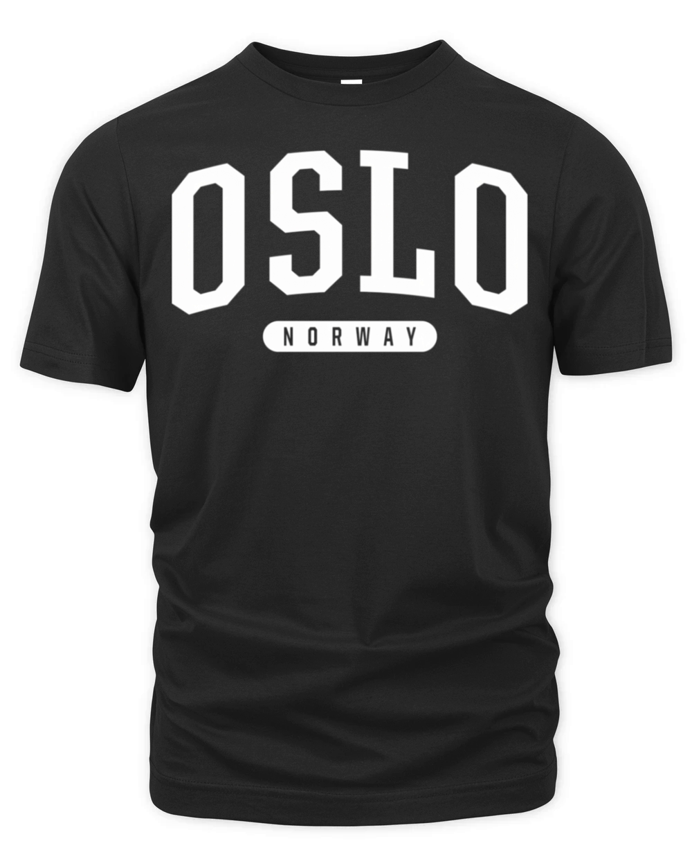 College Style Oslo Norway Organic Unisex T-shirt