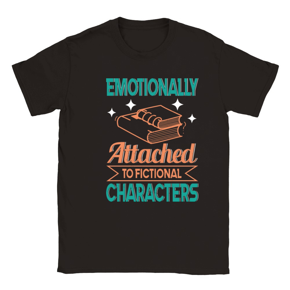Emotionally Attached To Fictional Characters Funny Classic Kids Crewneck T-shirt