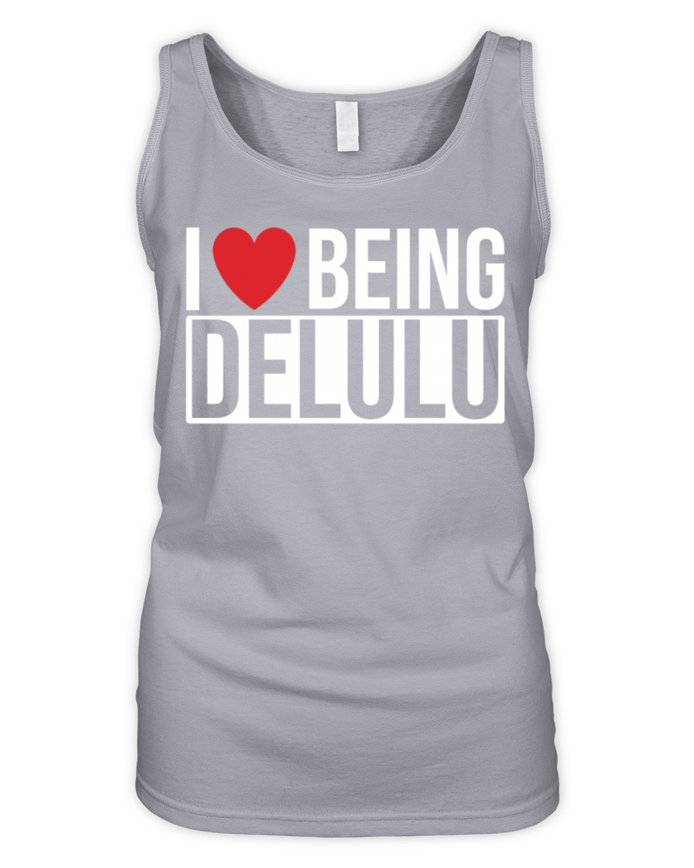 Delulu Saying I love Being Delulu Organic Women's Tank Top