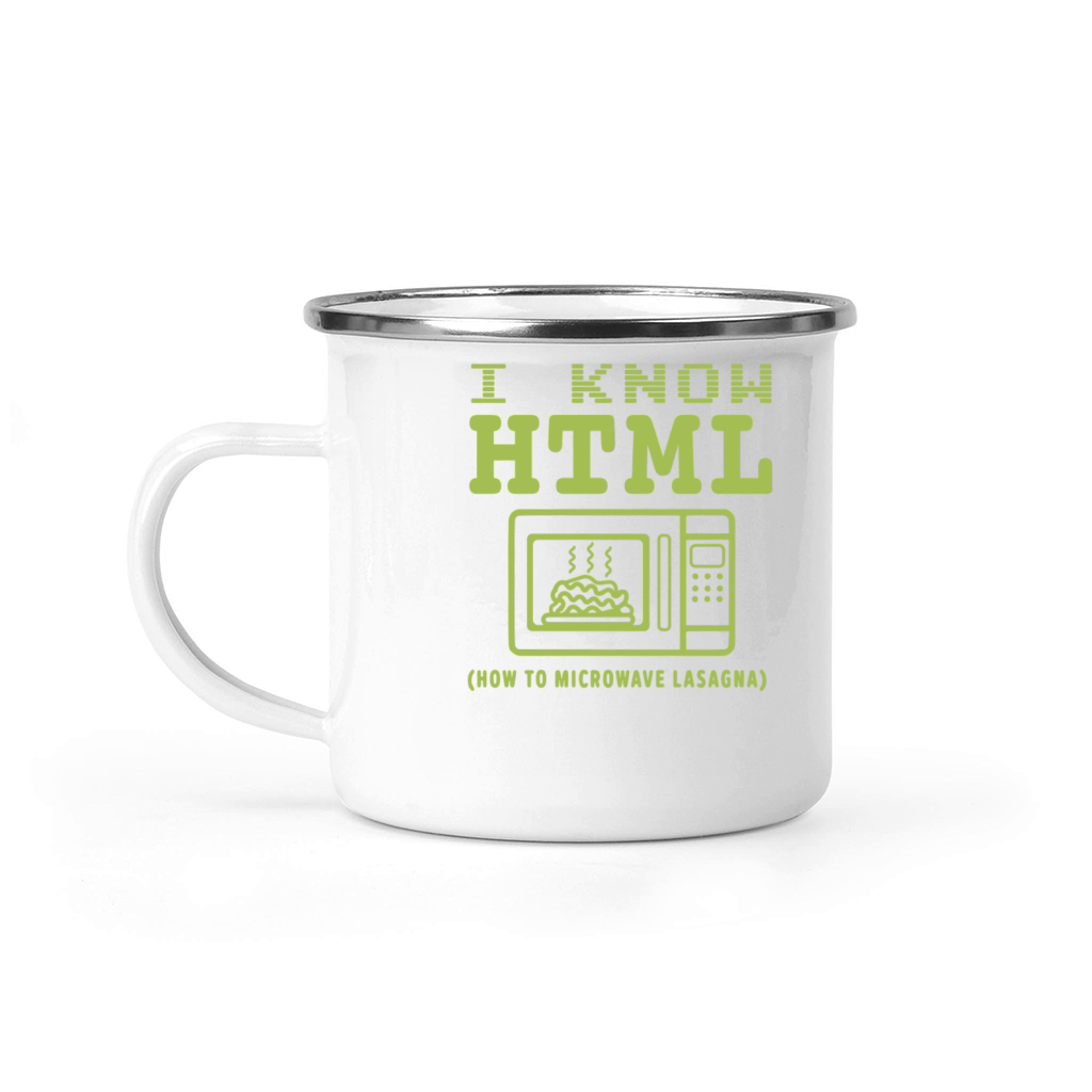 HTML Camping Mug