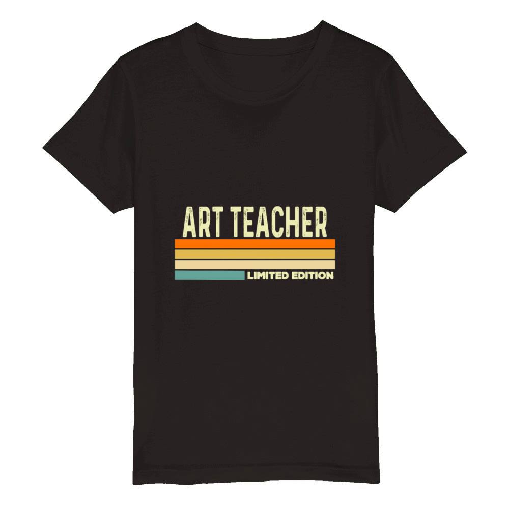 Art Teacher Limited edition Organic Kids Crewneck T-shirt