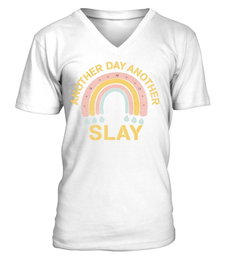 Another Day Another Slay Motivational V-Neck T-shirt