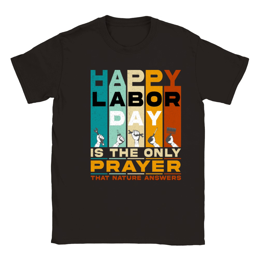 Happy Labor Day Classic Kids Crewneck T-shirt