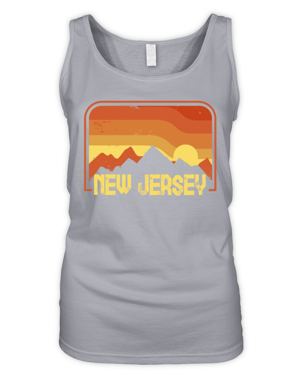 New Jersey Usa Staate Organic Women's Tank Top