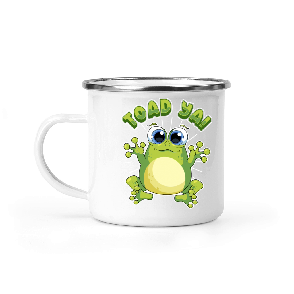 Funny Frog Toad Ya Humor Sayings Quotes Camping Mug