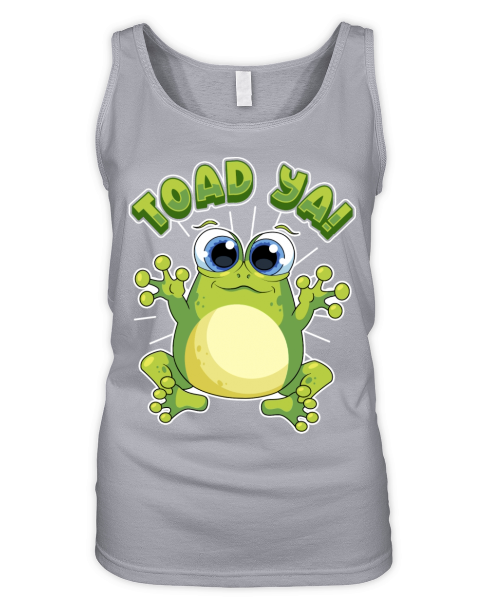 Funny Frog Toad Ya Humor Sayings Quotes Organic Women's Tank Top
