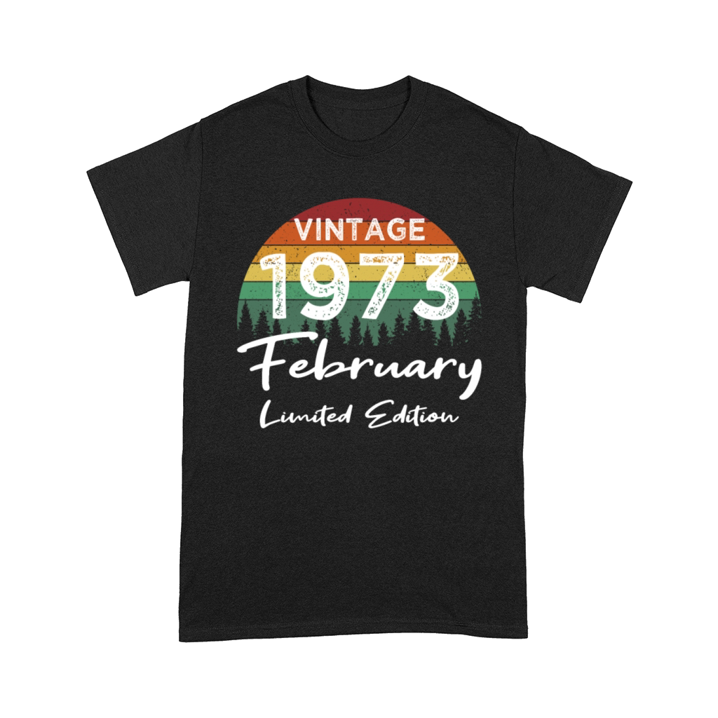 50th birthday february 1973 vintage 1973 Comfort T-shirt