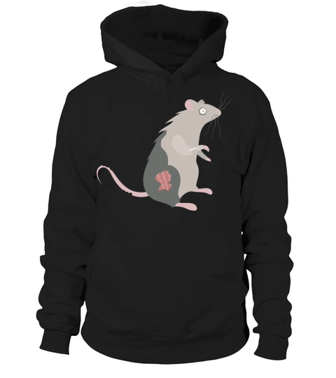 Zombie Rat Animal Dead Pest Scary Halloween Costume Hoodie Unisex