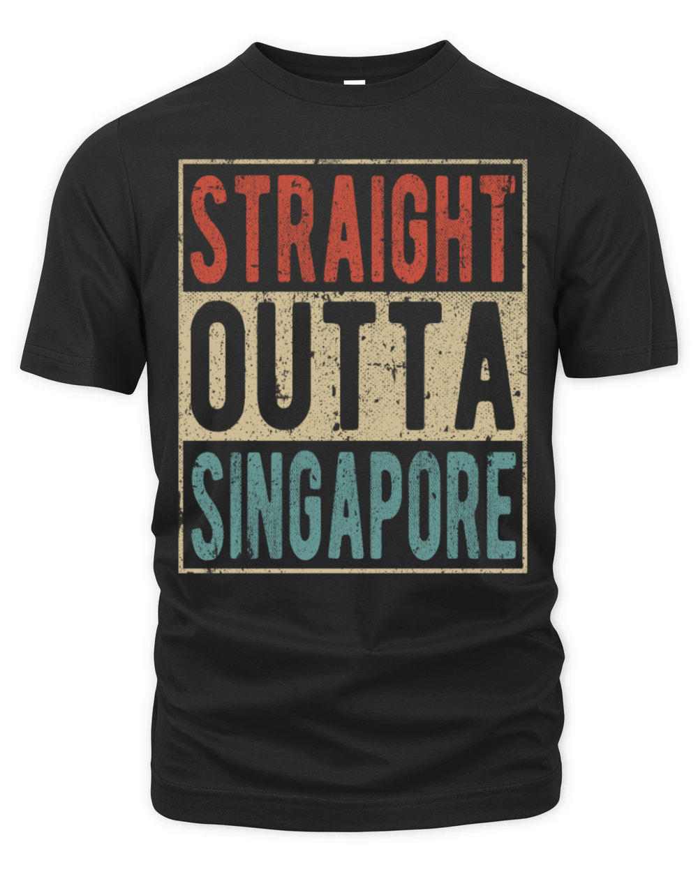 Straight outta Singapore Organic Unisex T-shirt