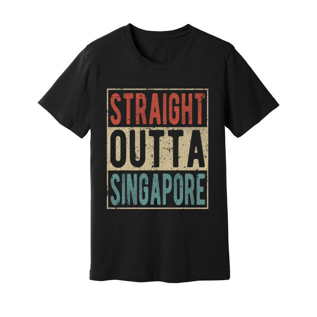 Straight outta Singapore Unisex Jersey Tee