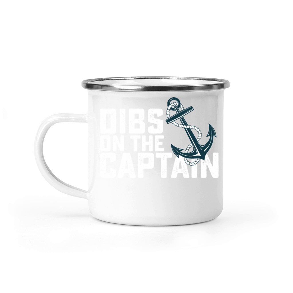 Dibs on the Captain Retro Vintage Camping Mug