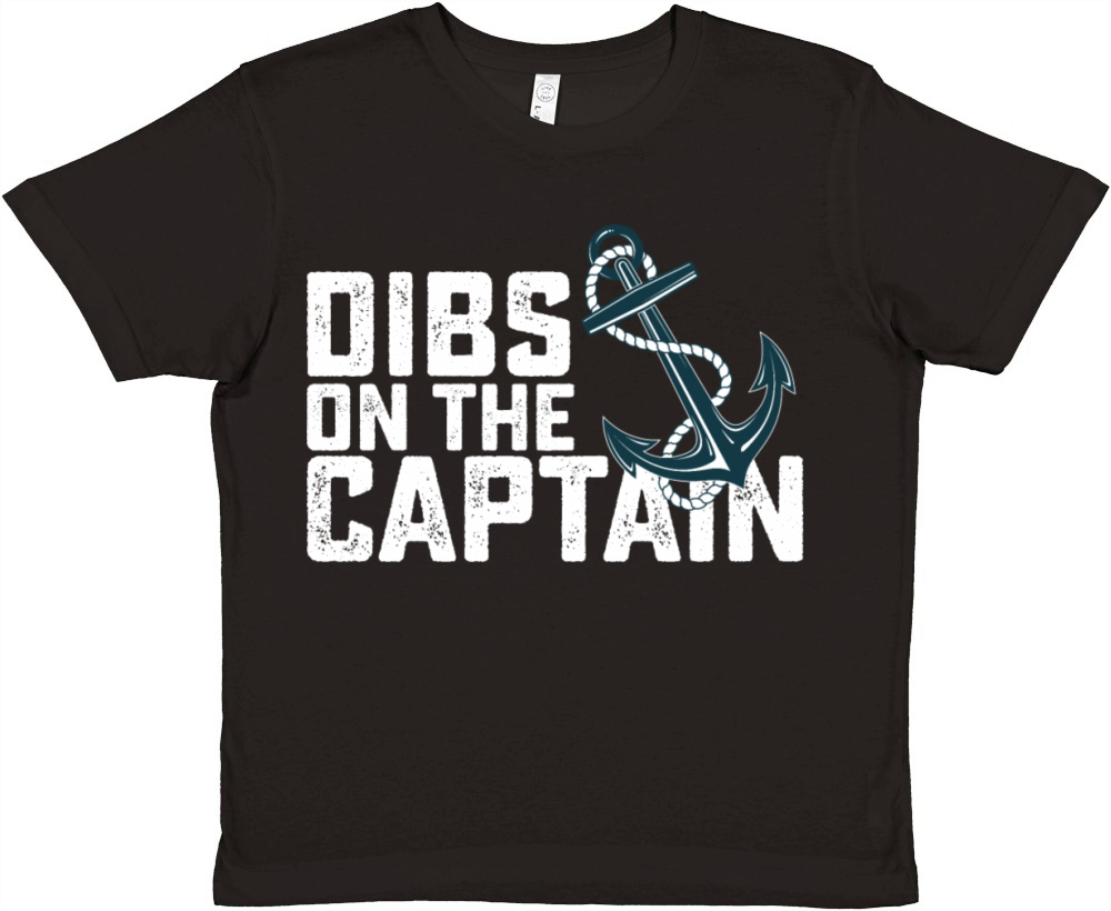 Dibs on the Captain Retro Vintage Premium Kids Crewneck T-shirt
