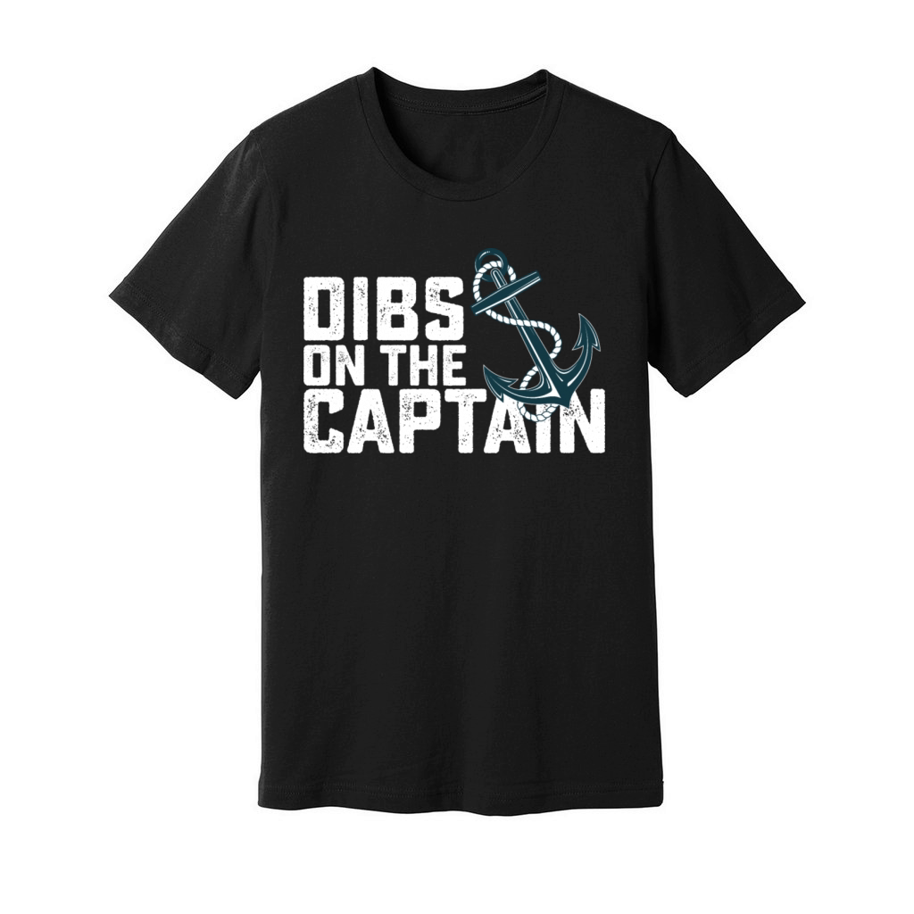 Dibs on the Captain Retro Vintage Unisex Jersey Tee