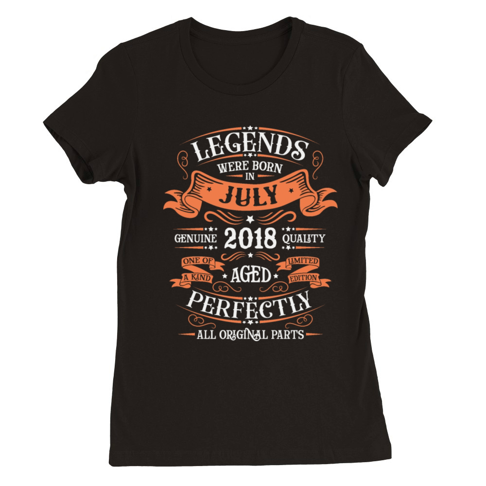 Legendary July 2018 Limited Edition Vintage Premium Womens Crewneck T-shirt