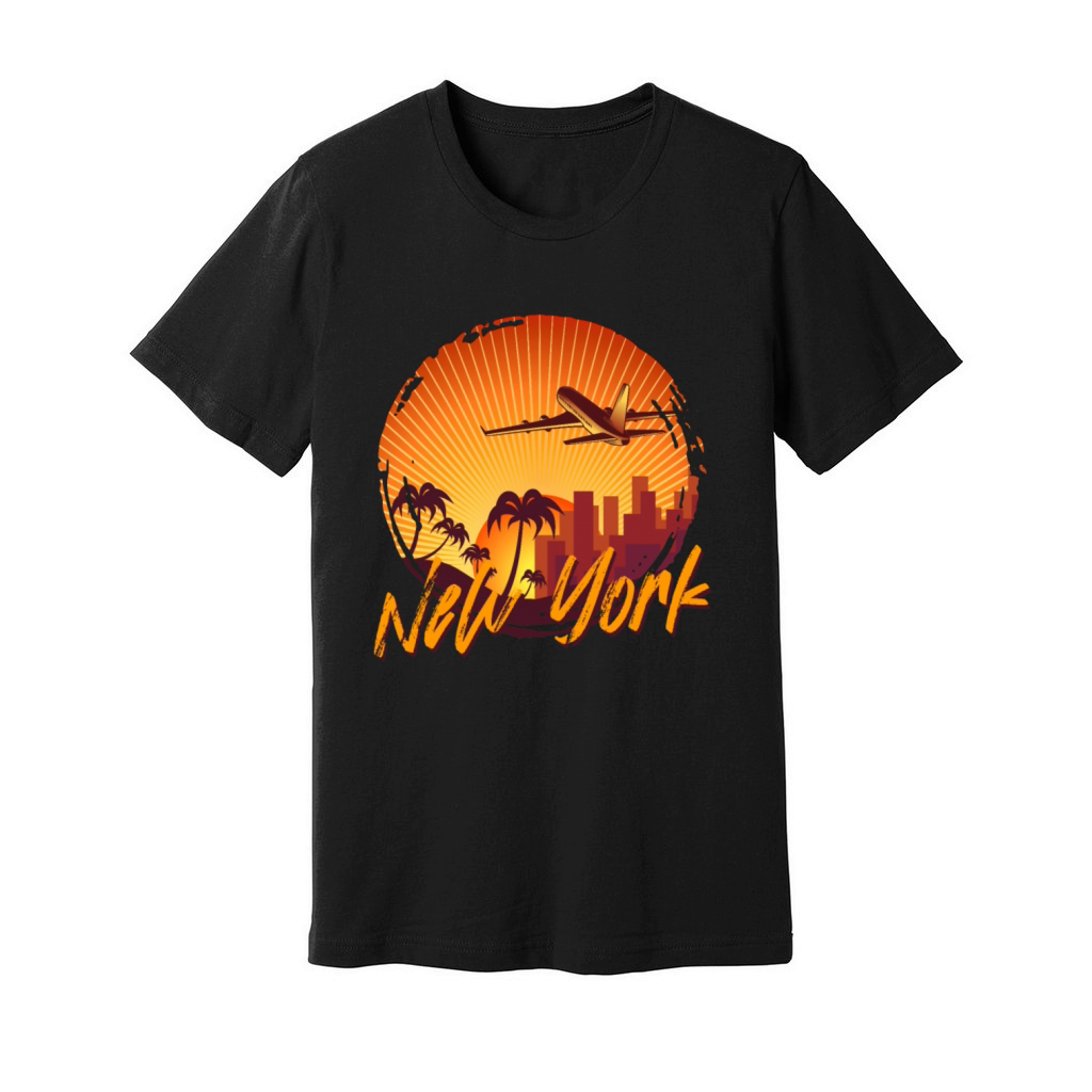 New York Usa Staate Unisex Jersey Tee