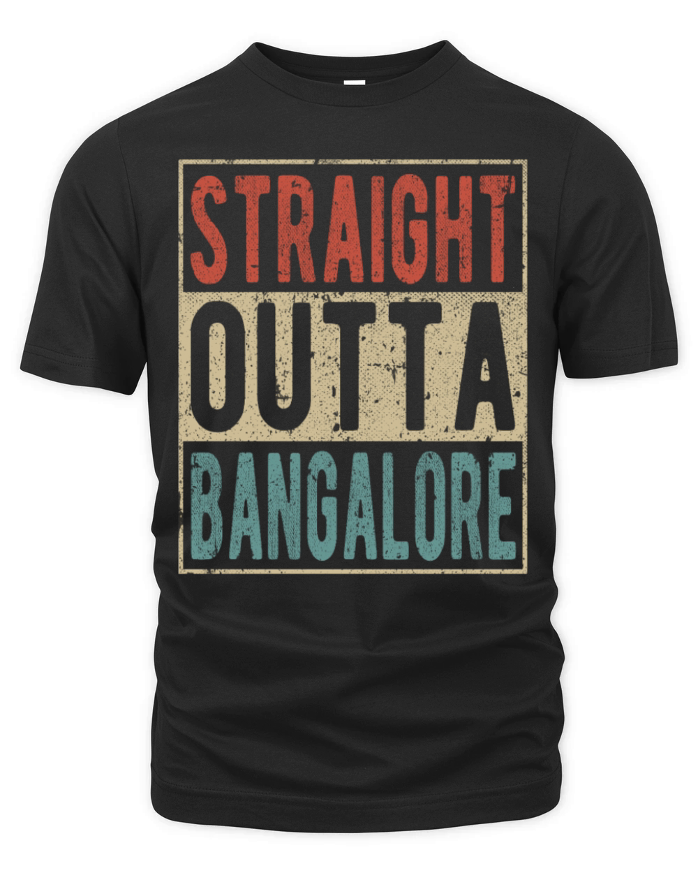 Straight outta Bangalore Organic Unisex T-shirt