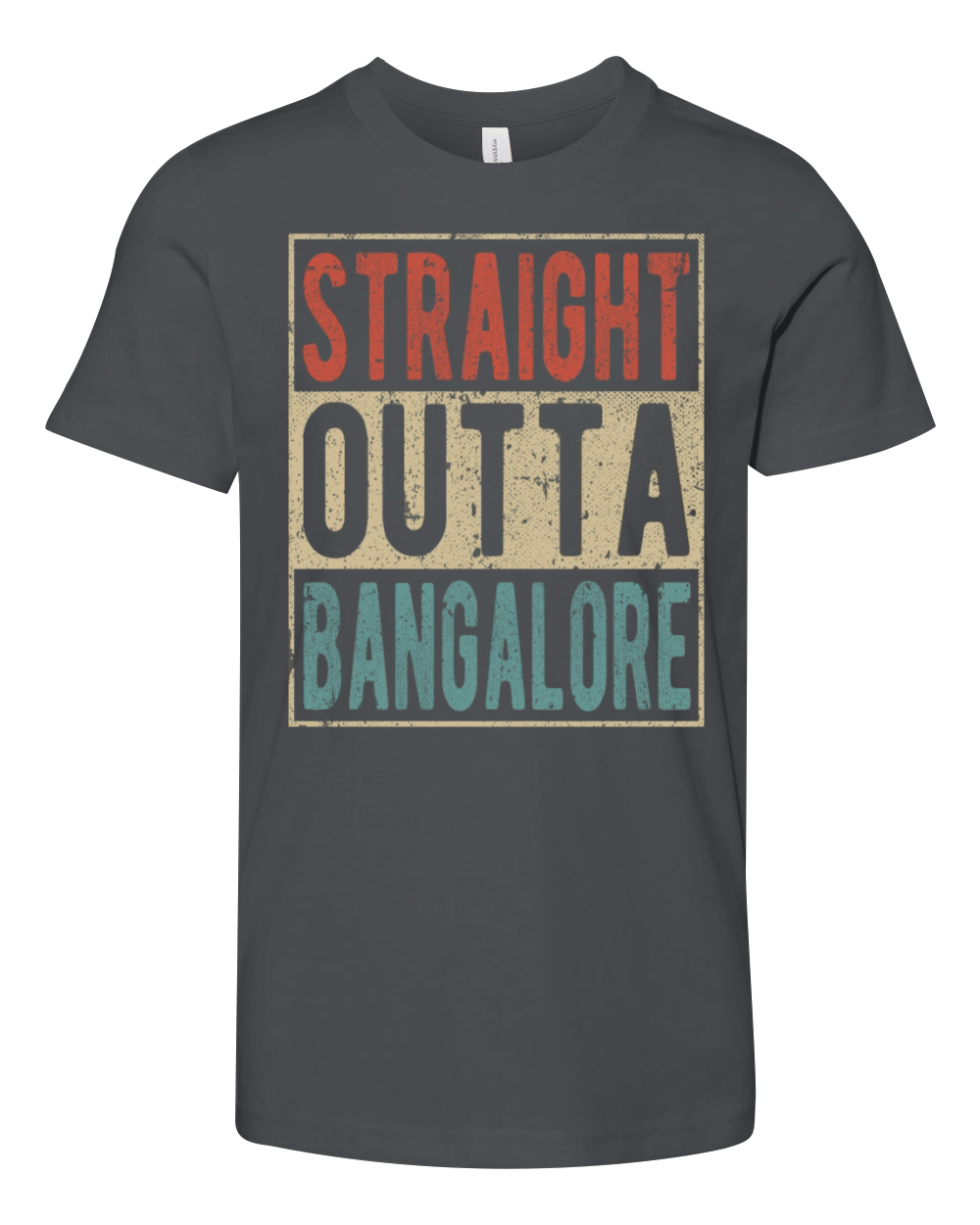 Straight outta Bangalore Youth Unisex Jersey Tee