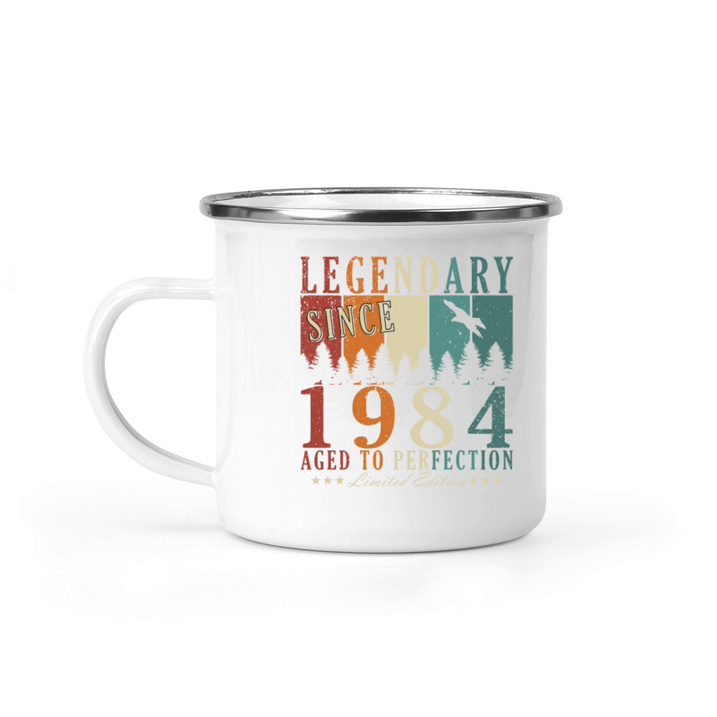 39th birthday man born 1984 legend Camping Mug