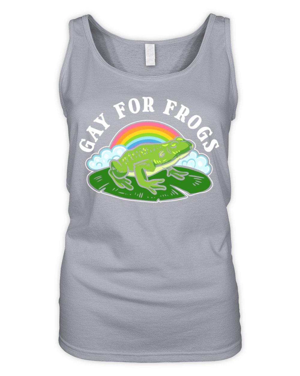 Gay For Frogs Lesbian Gift Organic Women's Tank Top
