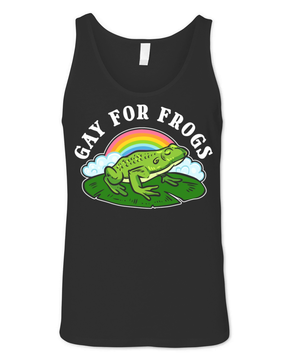 Gay For Frogs Lesbian Gift Unisex Jersey Tank