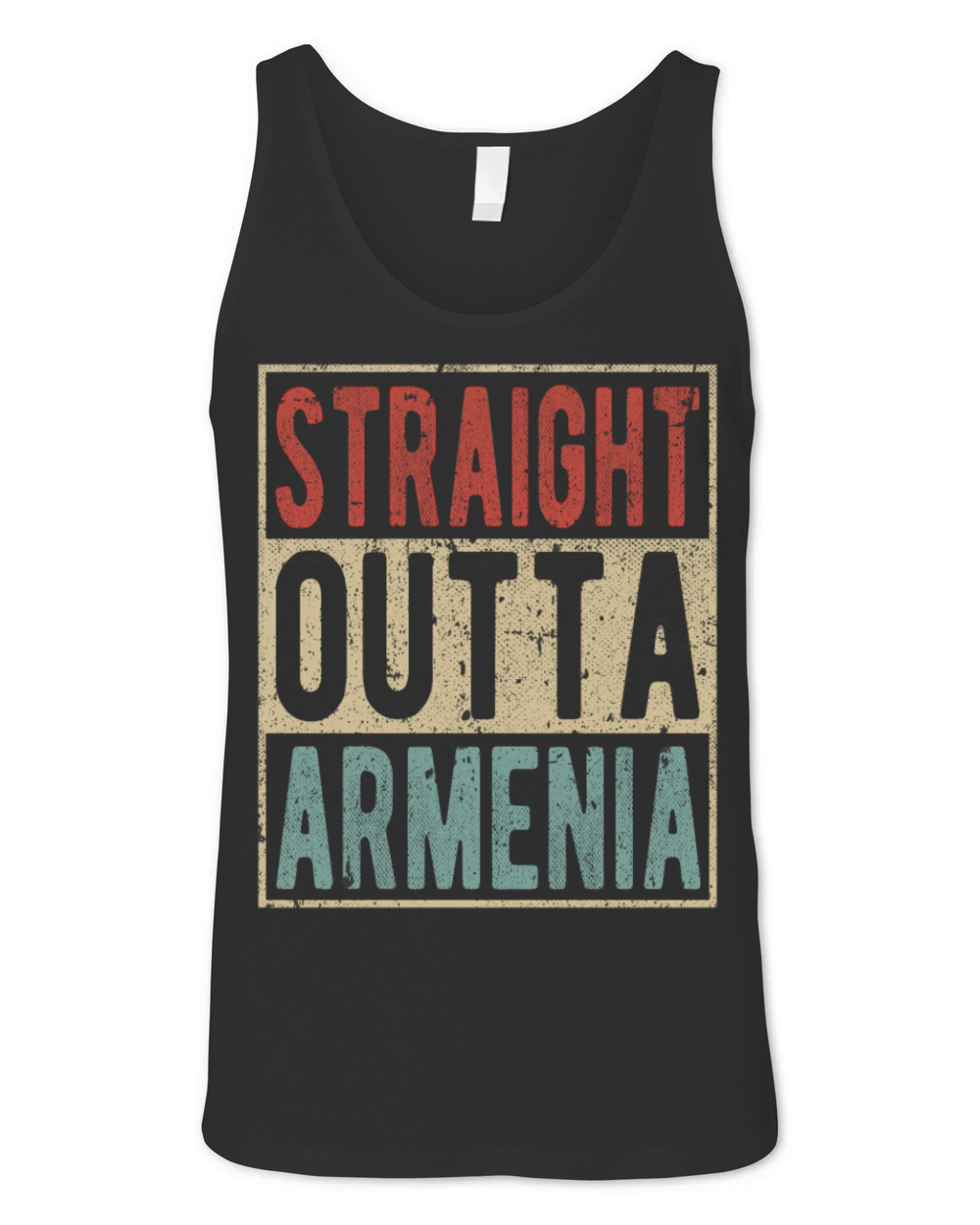 Straight outta Armenia Unisex Jersey Tank