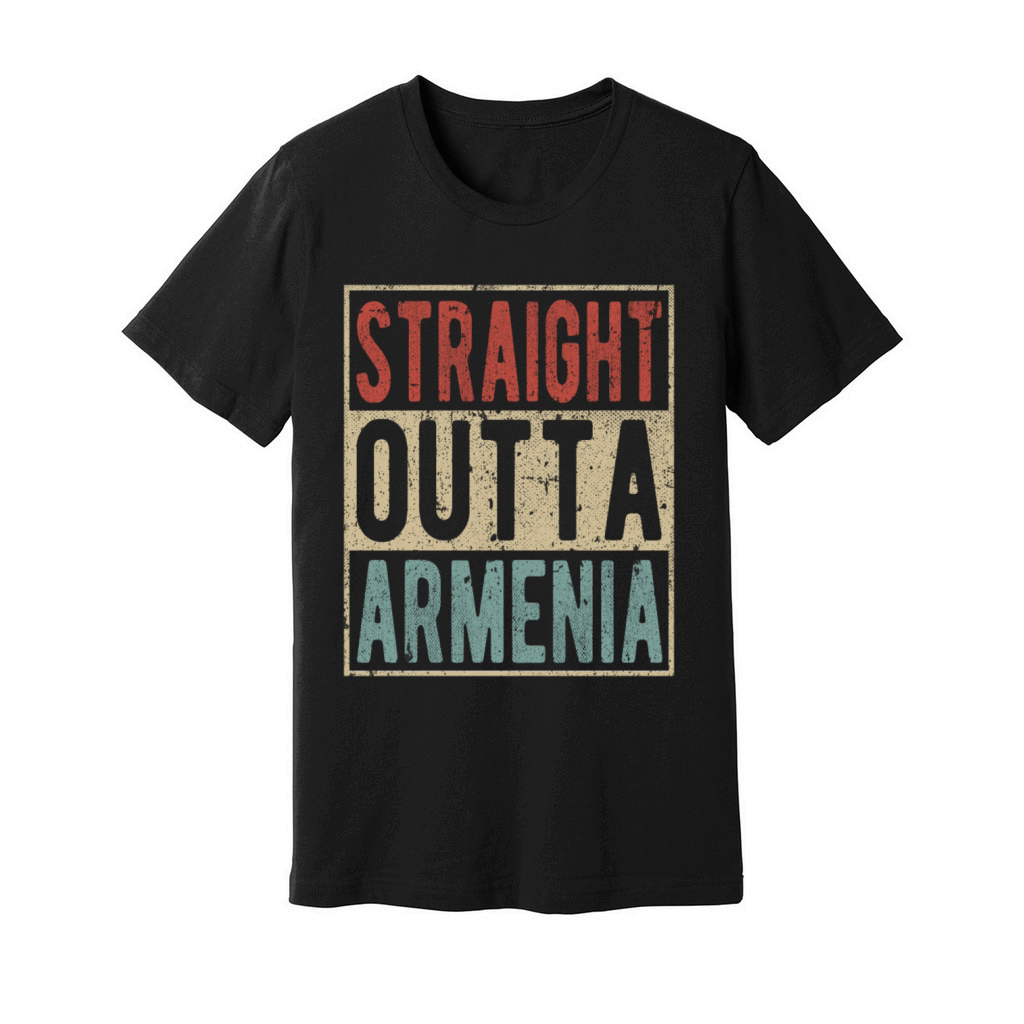 Straight outta Armenia Unisex Jersey Tee