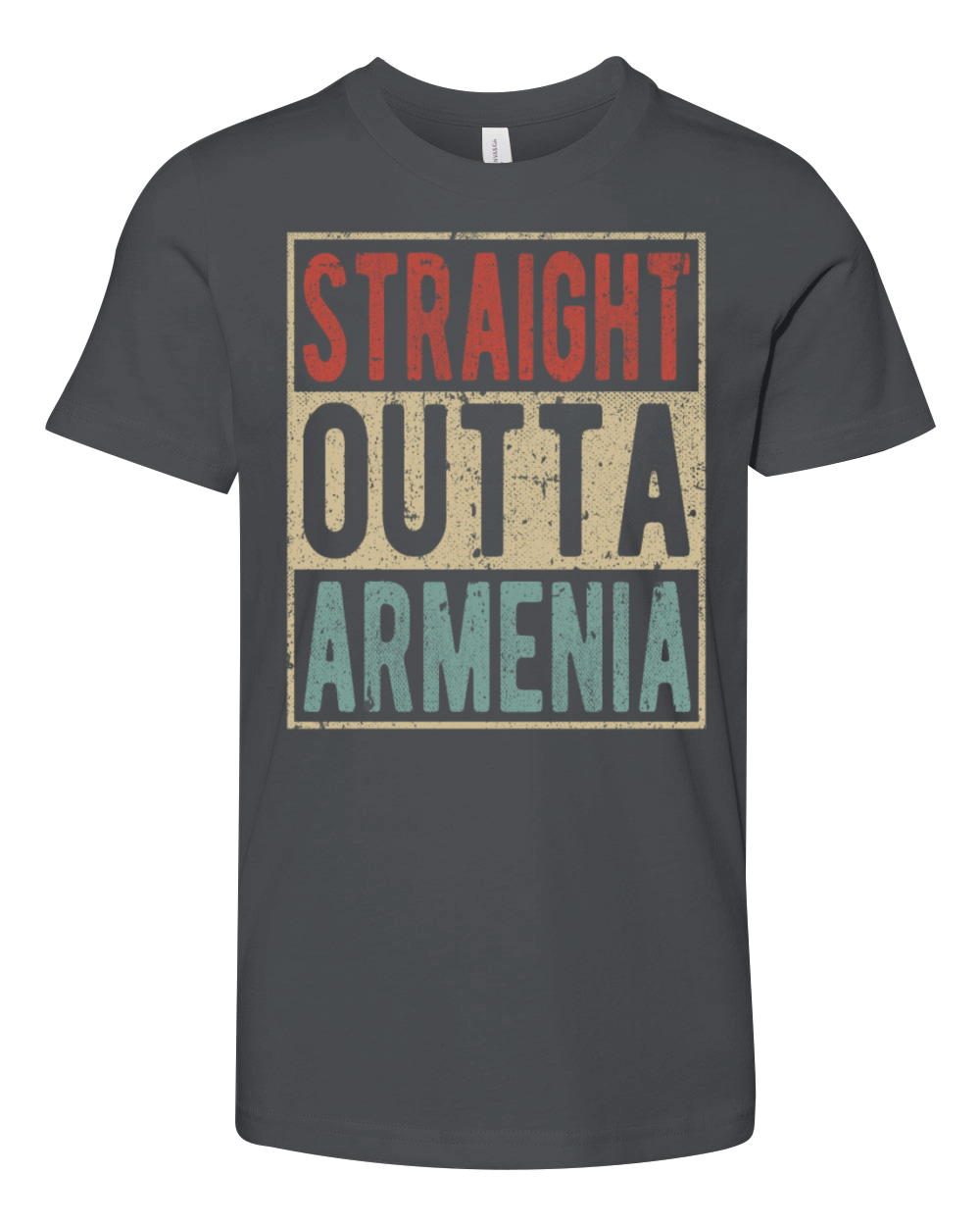 Straight outta Armenia Youth Unisex Jersey Tee