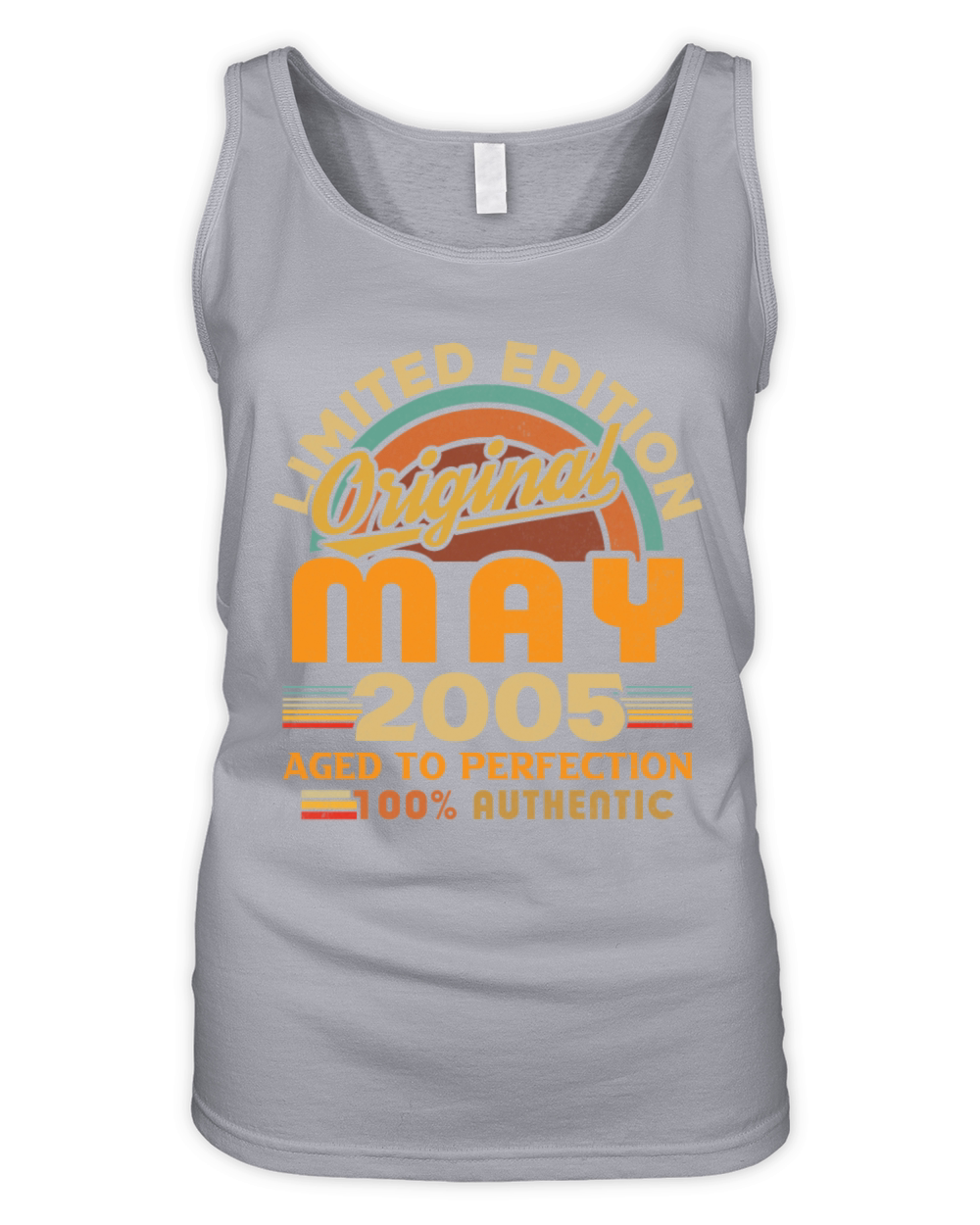 May 2005 Vintage Birthday Gift Organic Women's Tank Top