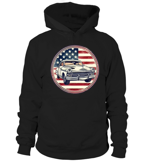 Funny Classic Car Vintage Usa Classic Car Hoodie Unisex