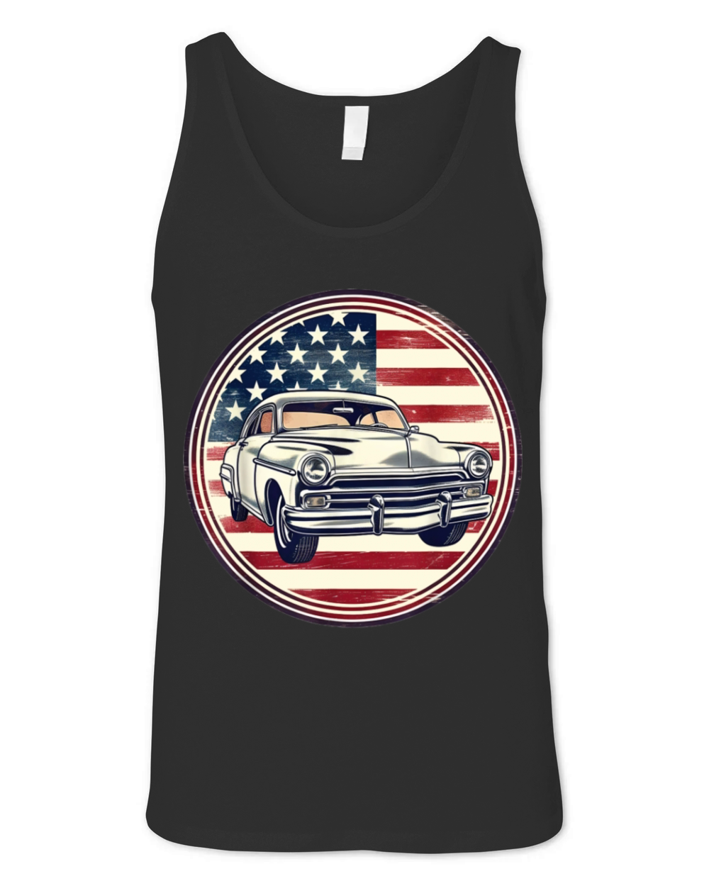 Funny Classic Car Vintage Usa Classic Car Unisex Jersey Tank