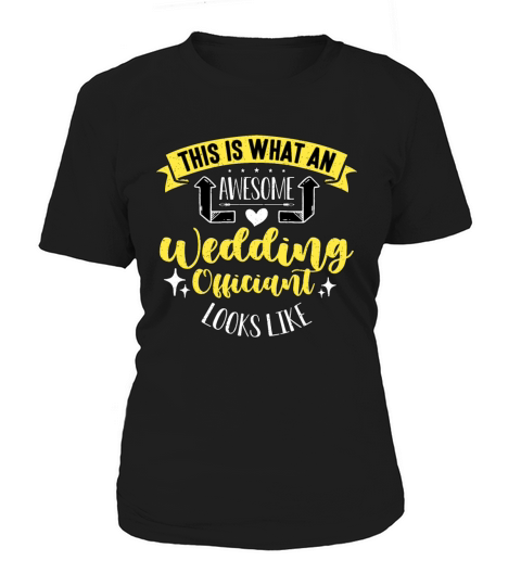 Officiant This Is What Wedding Officiant Minister Women's T-Shirt