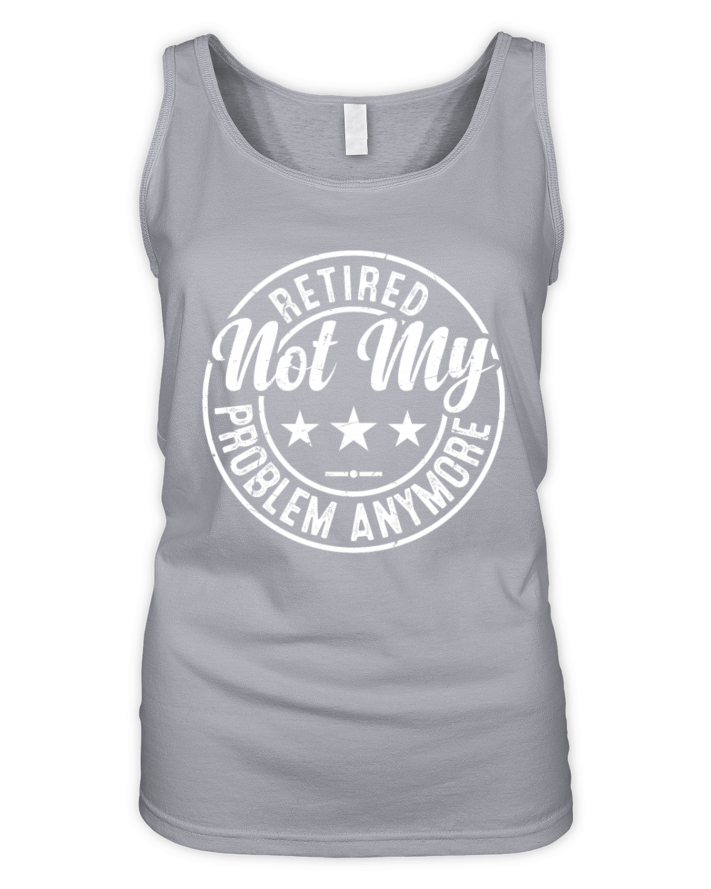 Retired Not My Problem Anymore - Retired Grandpa Organic Women's Tank Top